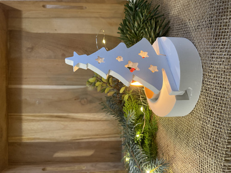 Świecznik na tealighty choinka