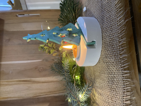 Świecznik na tealighty choinka