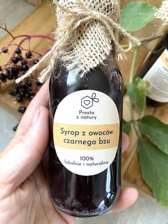 Syrop z owoców czarnego  bzu