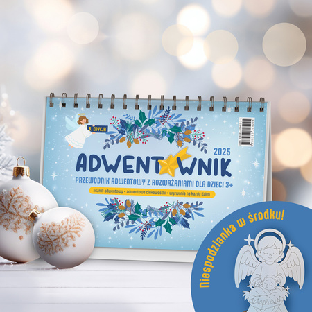 Zestaw świec adwentowych - gładkie walce różne wysokości + Adwentownik