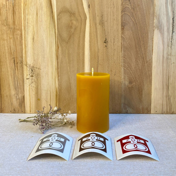 Świeca ze znakiem Domowego  Kościoła