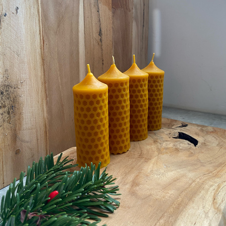 Zestaw świec adwentowych - małe walce