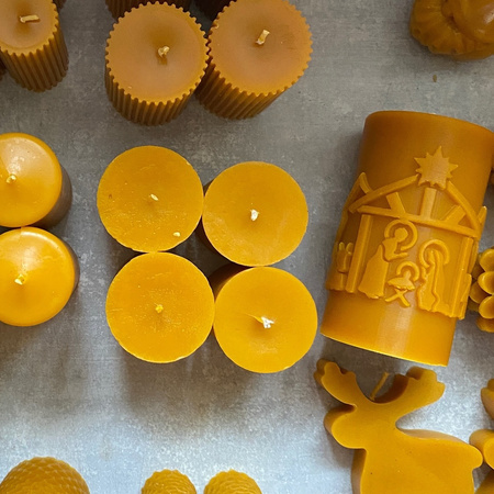 Świeca Wigilijna z szopką