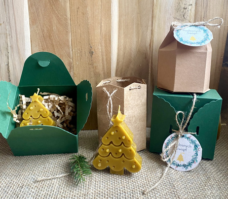 Upominek świąteczny  choinka płaska -  warianty