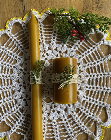 Świeca wigilijna długa