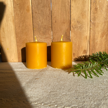 Zestaw świec kolędowych- gładkie walce małe