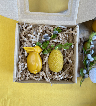 Zestaw wielkanocny mały z zającem