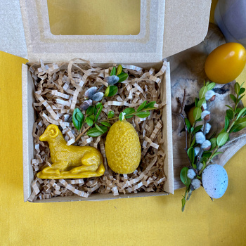 Zestaw wielkanocny mały z barankiem