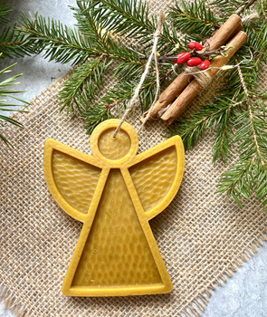 Zawieszka woskowa duży anioł - warianty