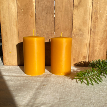 Zestaw świec kolędowych- gładkie walce 