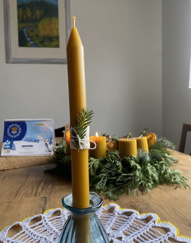 Świeca wigilijna długa